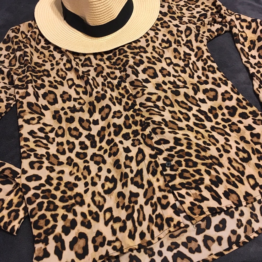 H&M leopard blouse - Picture 3 of 6